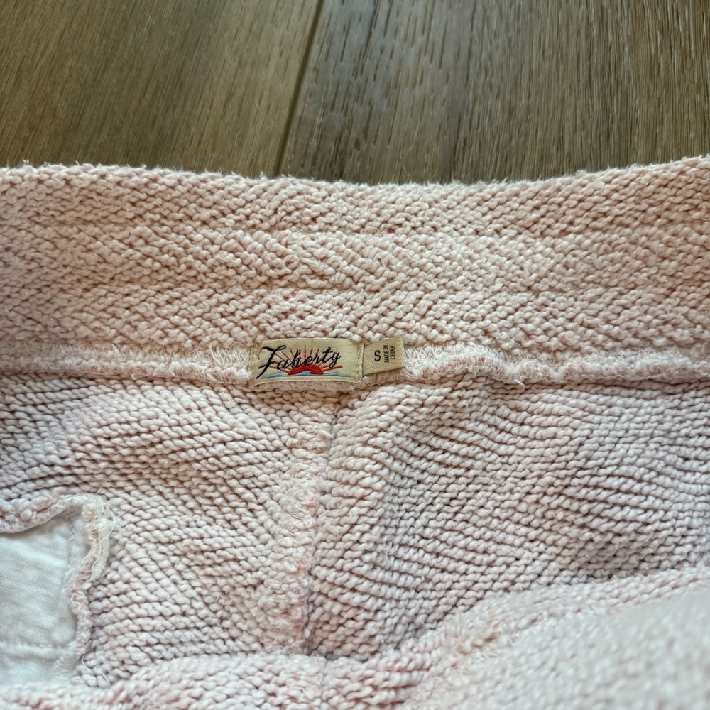 Faherty Knit Drawstring Jogger Pants Multi Color … - image 4